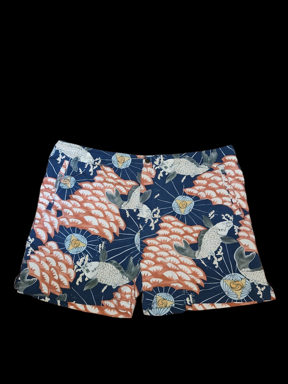 Tommy Bahama Men's Shorts Japanese-inspired Koi Fish Size XL